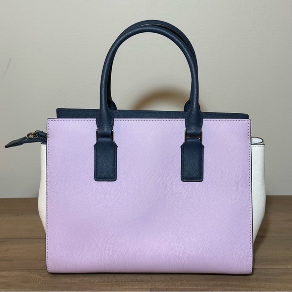 Kate Spade medium size tri colour hand bag with removable crossbody strap nwot - Picture 2 of 7